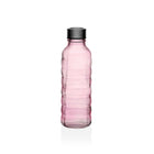 Flasche Versa 500 ml Rosa Glas Aluminium 7 x 22,7 x 7 cm