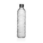 Flasche Versa 1,22 L Durchsichtig Glas Aluminium 8,5 x 33,2 x 8,5 cm