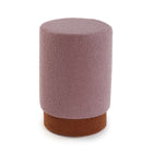 Hocker Versa Hellrosa Holz 33 x 47 x 33 cm