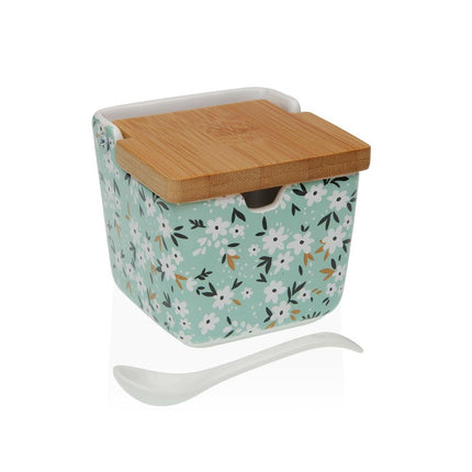 Zuckerdose Versa Bellis aus Keramik 8,8 x 8,5 x 8,8 cm