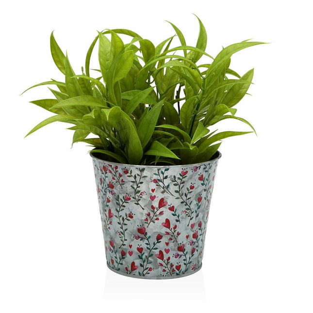 Blumentopf Versa Herzen Metall Minimalistisch 13 x 12 x 13 cm