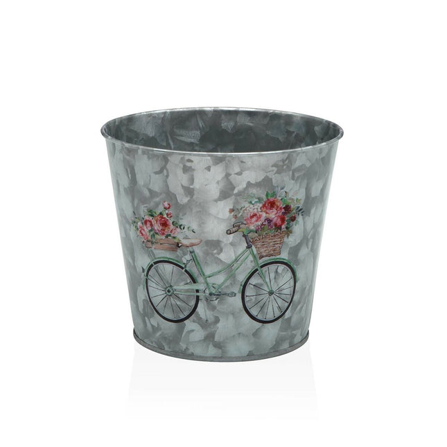 Blumentopf Versa Fahrrad Metall Minimalistisch 13 x 12 x 13 cm