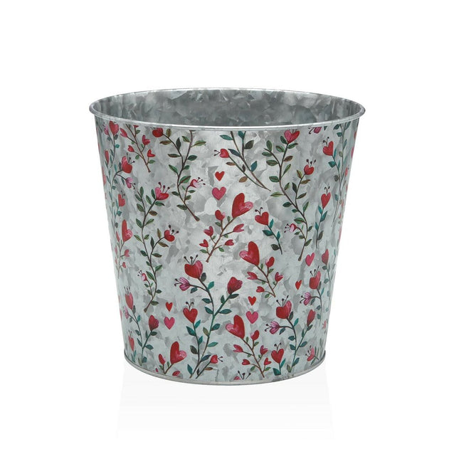 Blumentopf Versa Herzen Metall Minimalistisch 18 x 17 x 18 cm