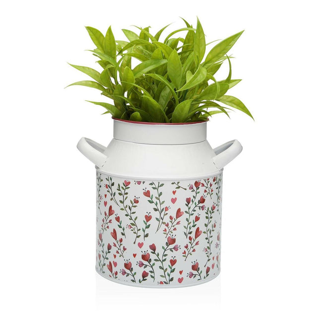Blumenvase Versa Herzen Metall 16 x 20 x 20 cm