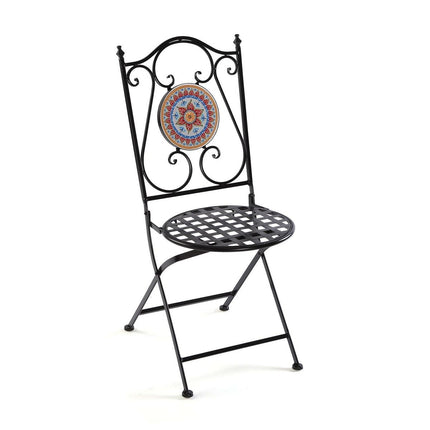 Tisch-Set mit 2 Stühlen Versa Borneo 60 x 71 x 60 cm