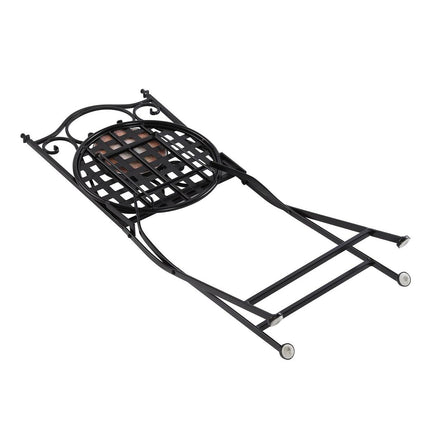 Tisch-Set mit 2 Stühlen Versa Fiji 60 x 71 x 60 cm