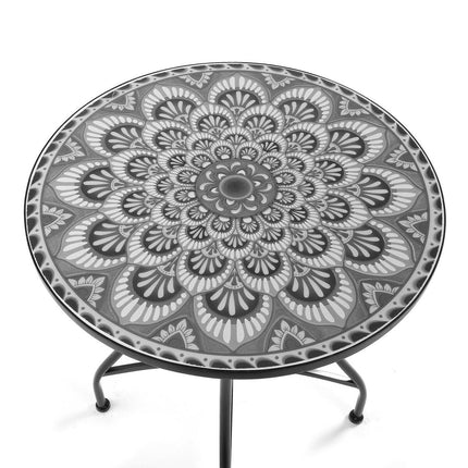 Tisch-Set mit 2 Stühlen Versa Java 60 x 71 x 60 cm