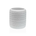 Zahnbürstenhalter Versa Weiß Harz 8,2 x 16 x 8,2 cm