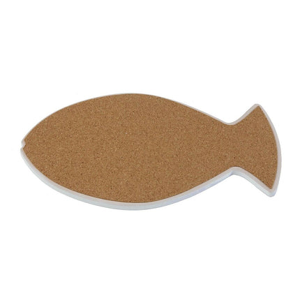 Untersetzer Versa Fisch Kork aus Keramik 25 x 15 cm