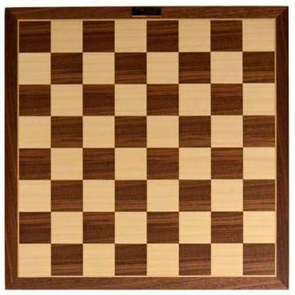 Schach- und Dame-Brett Fournier Holz 40 x 40 cm