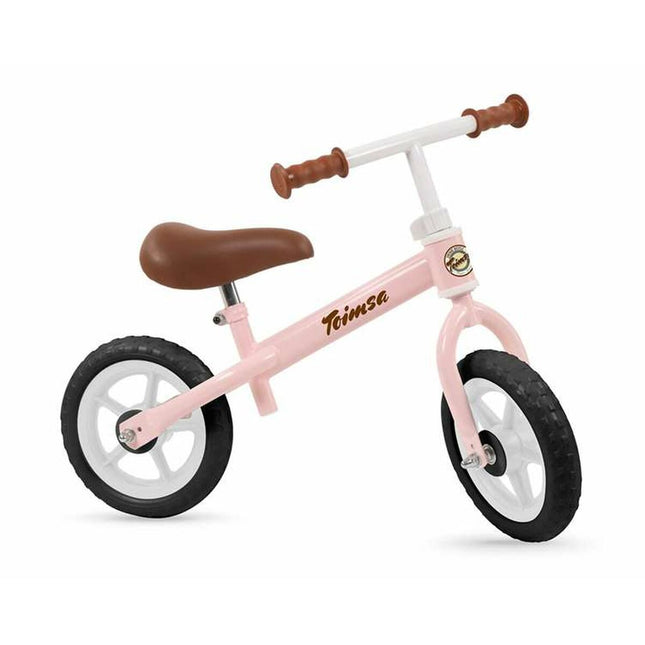 Kinderfahrrad Toimsa Rosa 10" + 2 Jahre Ohne Pedale