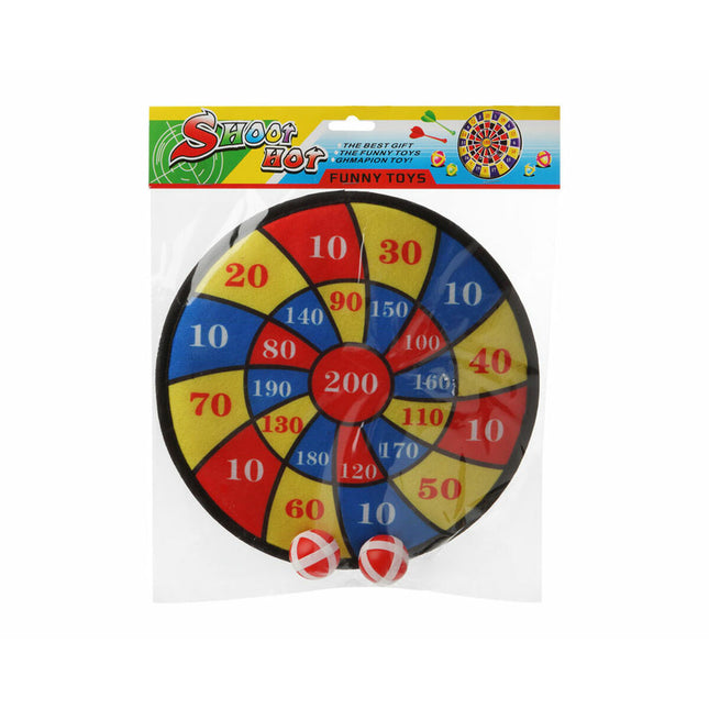 Dartboard mit Klettverschluss-Kugeln