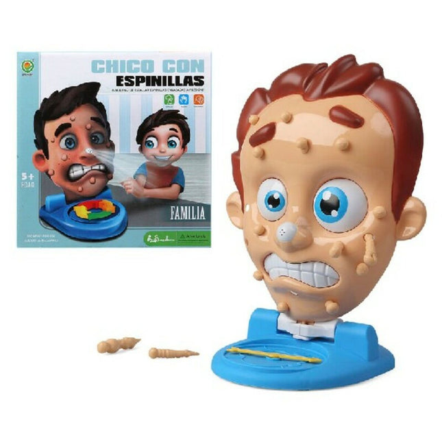 Lernspiel Boy with pimples Spanisch Braun (27 x 27 cm)