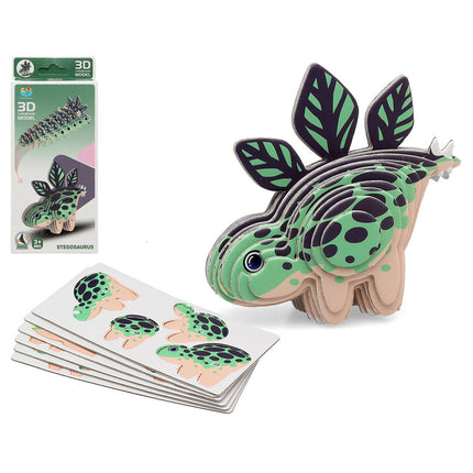 3D Puzzle Dino grün 18 x 8 cm