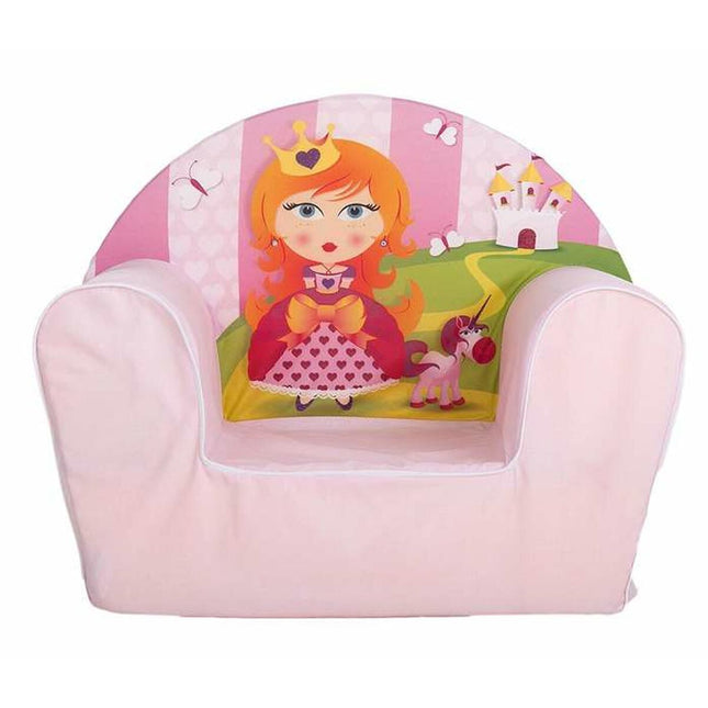 Kindersessel 44 x 34 x 53 cm Rosa Prinzessin (44 x 34 x 53 cm)