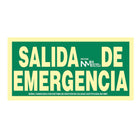 Schild Normaluz Salida de emergencia PVC