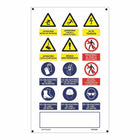 Schild Normaluz Obra múltiple PVC (50 x 90 cm)