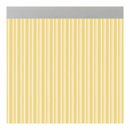 Vorhang Acudam Ferrara Türen Durchsichtig Außenbereich Gelb (90 x 210 cm)