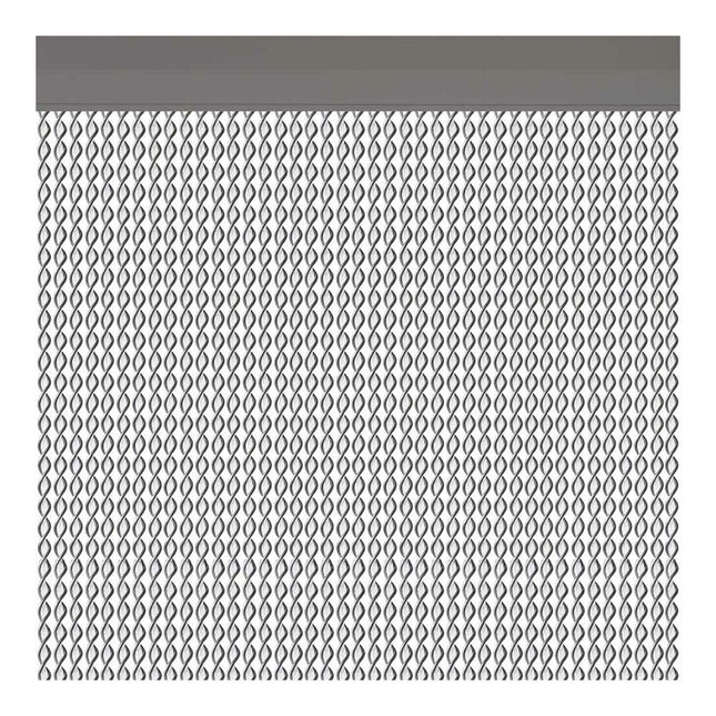 Vorhang Acudam Cadaques Türen Silberfarben Außenbereich (90 x 210 cm)