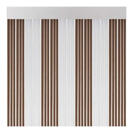 Vorhang Acudam Lisboa Türen Kristall Braun Außenbereich (90 x 210 cm)