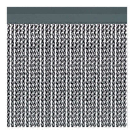 Vorhang Acudam Manacor Türen Silberfarben Außenbereich (90 x 210 cm)