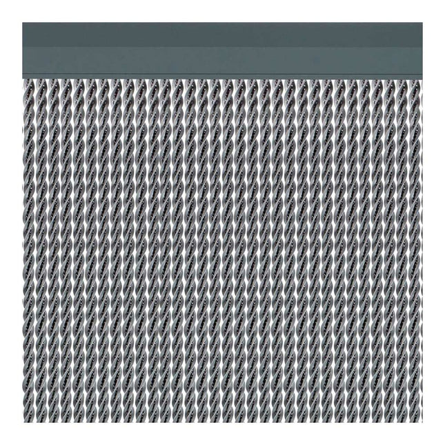 Vorhang Acudam Manacor Türen Silberfarben Außenbereich (90 x 210 cm)