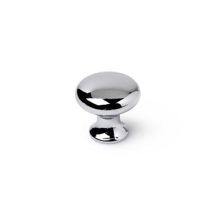 Drehknopf Rei Glanzfinish rund Metall 4 Stücke (Ø 2,5 x 2,4 cm)