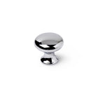 Drehknopf Rei Glanzfinish rund Metall 4 Stücke (Ø 2,5 x 2,4 cm)