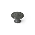 Drehknopf Rei rund Metall 4 Stücke (Ø 3,5 x 2,6 cm)