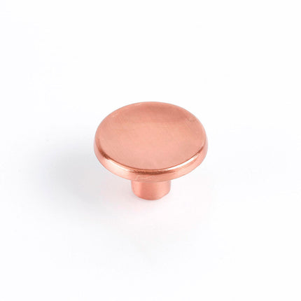 Drehknopf Rei 774 rund Mattierend Metall Rotgold 2 Stück (Ø 35 x 23 mm)