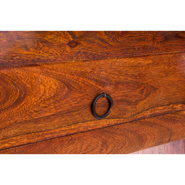 Konsole DKD Home Decor Braun Kolonial Akazienholz (110 x 35 x 75 cm)