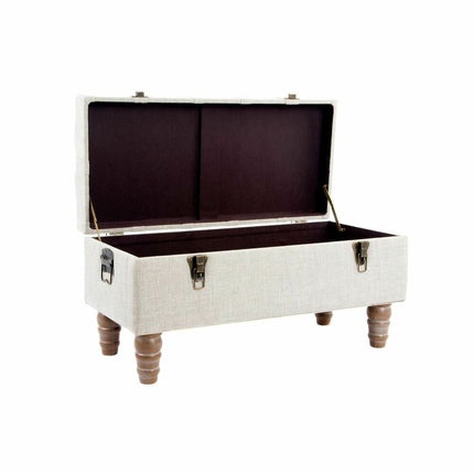 Barhocker DKD Home Decor   Beige Holz Braun (81 x 42 x 43 cm)
