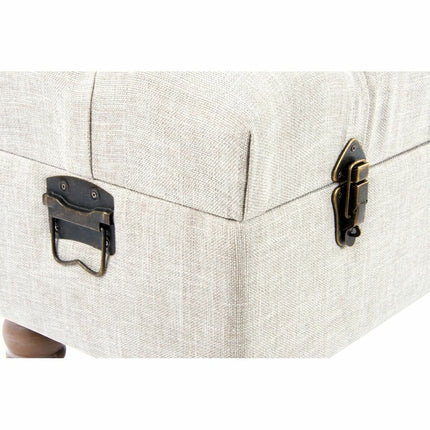 Barhocker DKD Home Decor   Beige Holz Braun (81 x 42 x 43 cm)