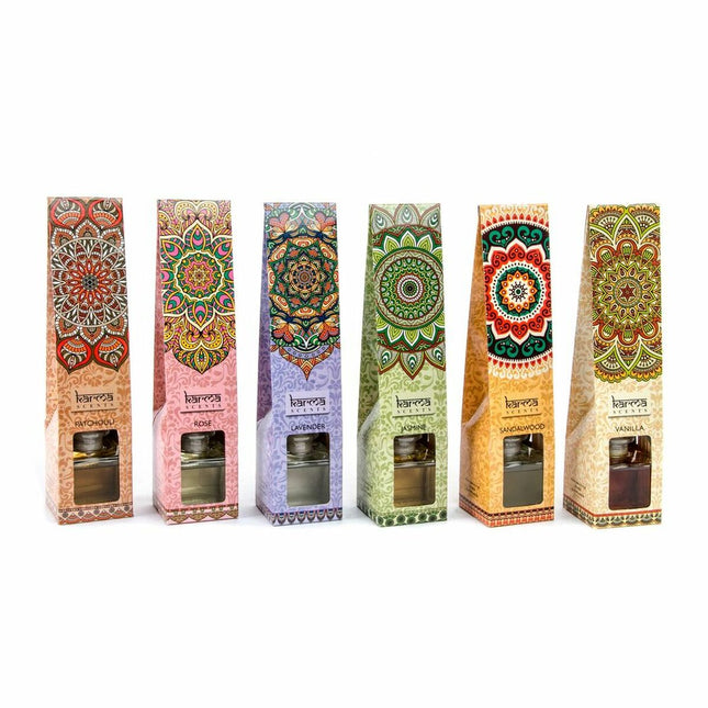 Parfümierte Stäbe DKD Home Decor natürlich Mandala Indianer 60 ml (6 Stücke)