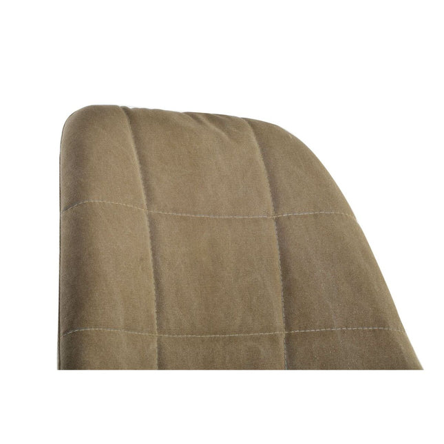 Esszimmerstuhl DKD Home Decor Polyester Baumwolle Holz (47 x 55 x 85 cm)