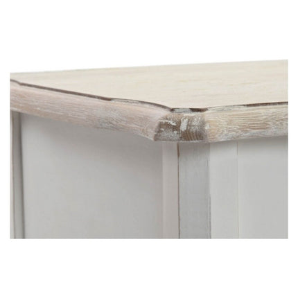 Beistelltisch DKD Home Decor Versalles Tanne Holz Weiß 35 x 35 x 80 cm
