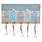 Wandgarderobe DKD Home Decor 8424001496532 Metall Holz 60 x 3 x 30 cm