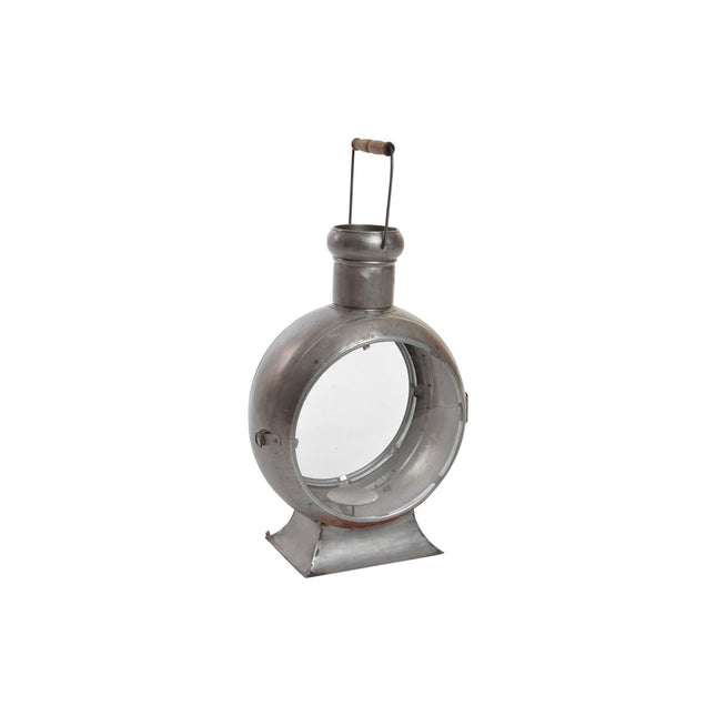 Laterne DKD Home Decor Antiker Finish Silberfarben Metall Kristall Vintage 37 x 22 x 55 cm