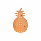 Garderobe DKD Home Decor 21,5 x 1 x 37,5 cm Holz Orange Ananas Tropical