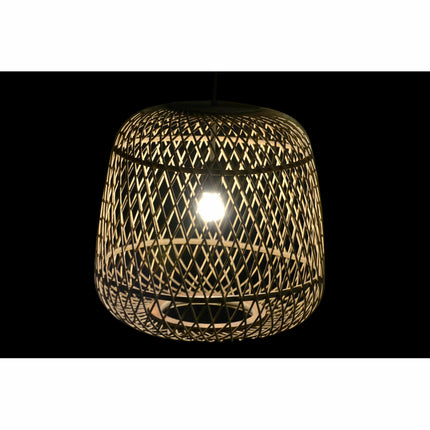 Deckenlampe DKD Home Decor Hellbraun Rattan (44 x 44 x 41 cm)