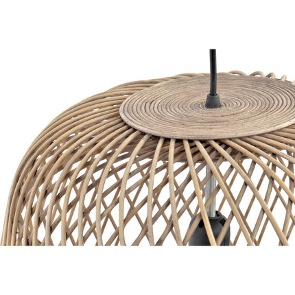 Deckenlampe DKD Home Decor Hellbraun Rattan (44 x 44 x 41 cm)