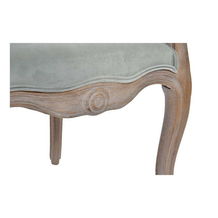 Sessel DKD Home Decor Grau Polyester Kautschukholz (62 x 58 x 69 cm)