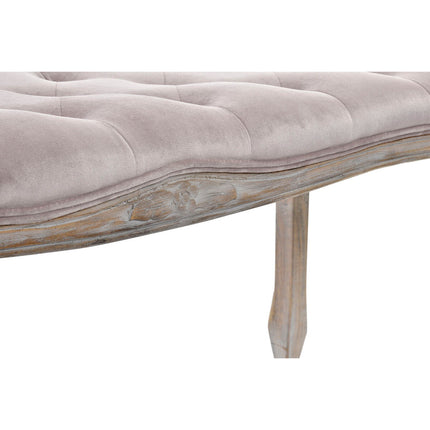 Barhocker DKD Home Decor Rosa Polyester Kautschukholz (112 x 38 x 48 cm)