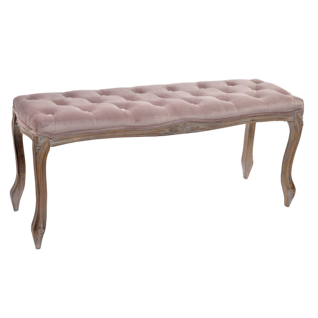 Barhocker DKD Home Decor Rosa Polyester Kautschukholz (112 x 38 x 48 cm)