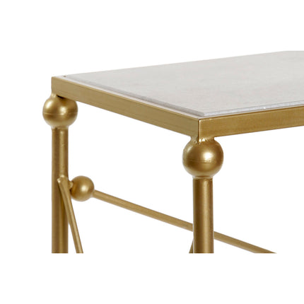 Konsole DKD Home Decor MB-157941 Gold Metall Marmor (119 x 33 x 80 cm)