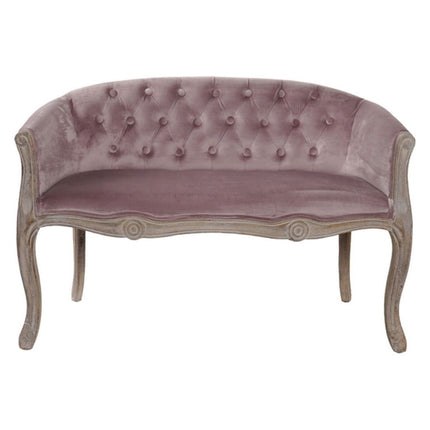 Sofa DKD Home Decor Rosa Holz Braun 107 x 61 x 71 cm
