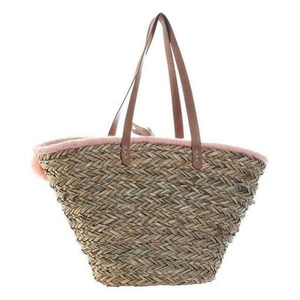 Handtasche DKD Home Decor Rosa Koralle Bommeln