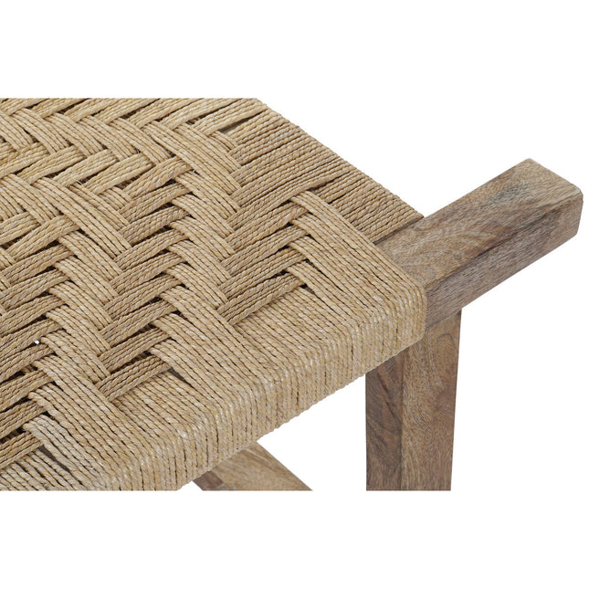 Bank DKD Home Decor natürlich Holz Schnur Mango-Holz