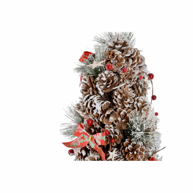 Weihnachtsbaum DKD Home Decor 8424001610013 Rot Bunt natürlich Ananas Verschneit