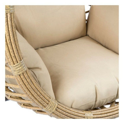 Hängender Gartenstuhl DKD Home Decor Beige 90 x 70 x 110 cm Braun Synthetischer Rattan Aluminium
